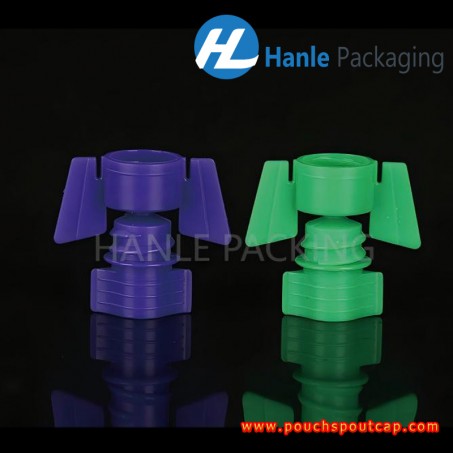 Dia 1.8mm plastik spout assembled with spout pouch caps, plastic screw cap spout for cosmetic - HL018L Dia 1.8mm plastik spout assembled with spout pouch caps, plastic screw cap spout for cosmetic - HL018L
